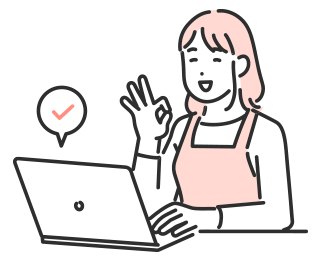 Webで申し込みをするイメージ