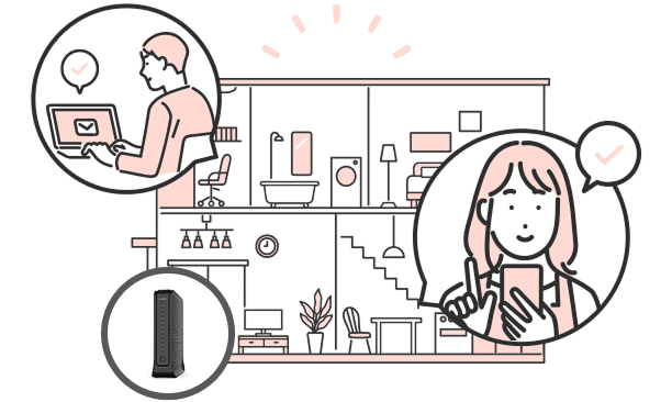 AI搭載の次世代Wi-Fiでネットがサクサク